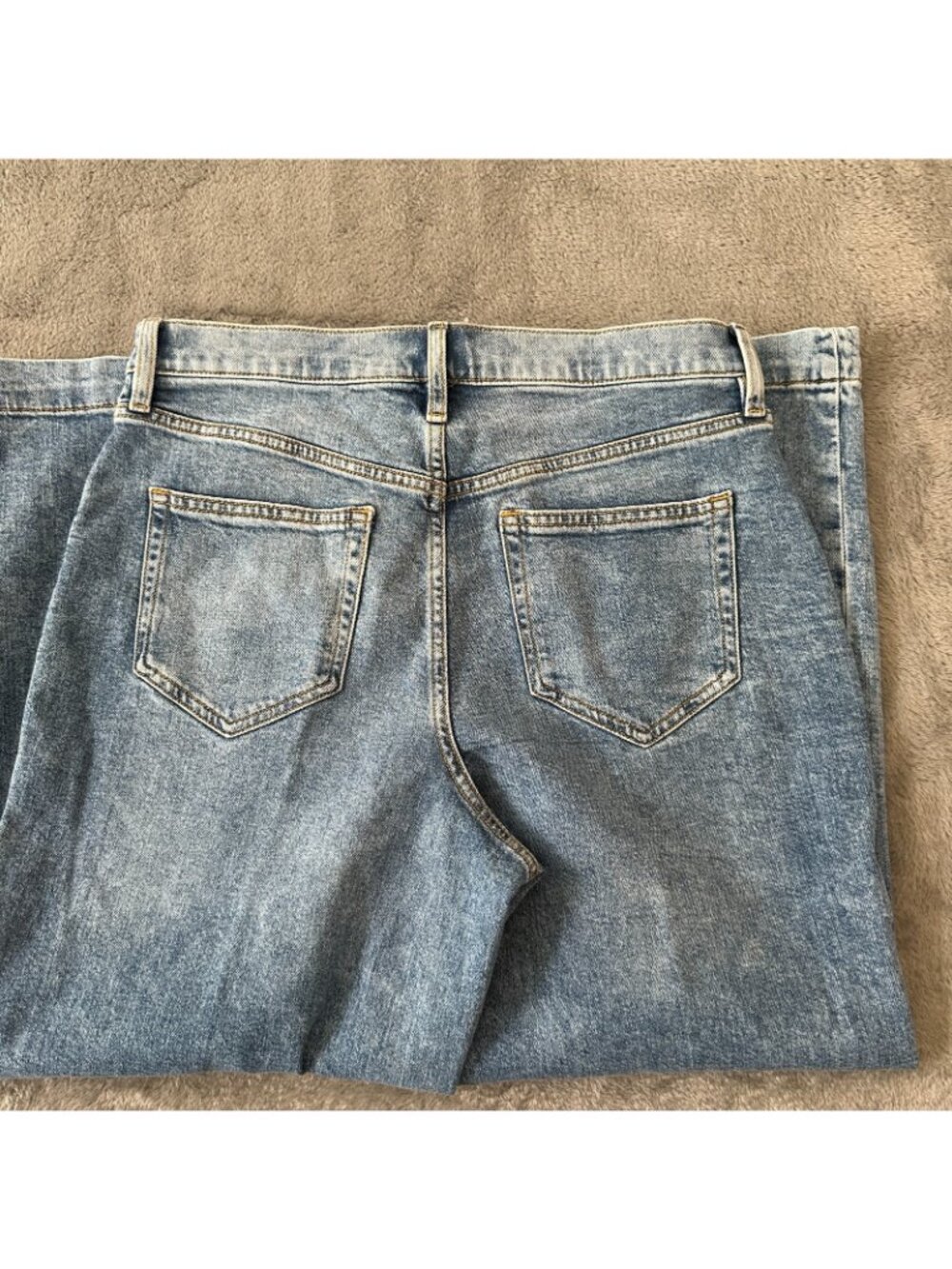 Lands' End High Rise Wide Leg Crop Jeans Womens size 8 - Picture 9 of 9